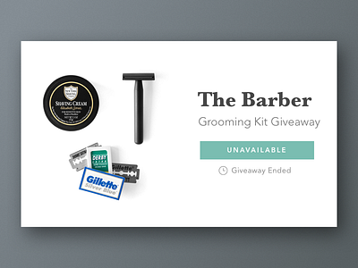 Daily UI challenge #97 — Giveaway dailyui