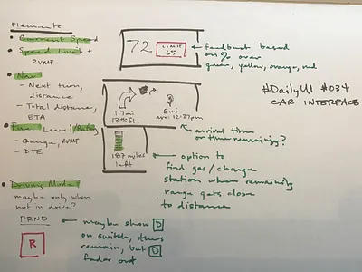 DailyUI #034 - Car Interface 034 car dailyui