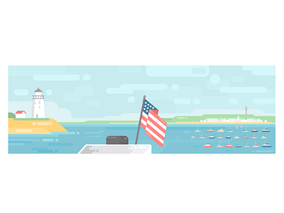 Provincetown illustration landscape