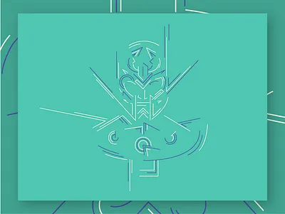 Magneto bad guy character flat hero illustration illustrator line art magneto marvel superhero villain x men