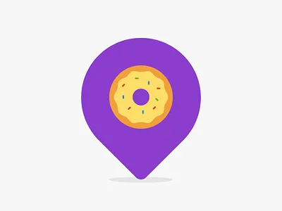 Locations: Donut Shop donut doughnut find icon location shop