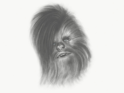 Angsty Chewbacca alien angst chewbacca chewie hair nose ring piercing star wars starwars wookiee