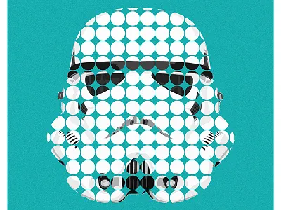 Stormtrooper Pattern circles green pattern star wars stormtrooper