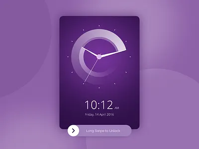 Lock screen alarm android app clock dark dashboard ios lock stopwatch time ui watch