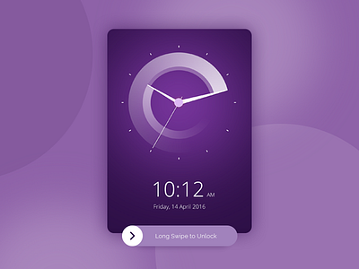 Lock screen alarm android app clock dark dashboard ios lock stopwatch time ui watch