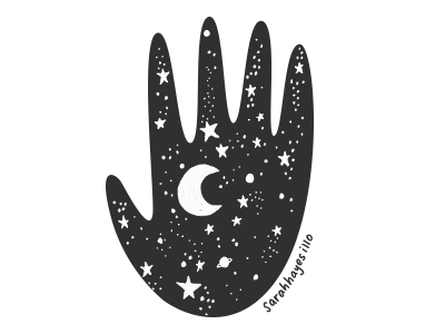 Star Gif animated gif animation celestial design gif hand illustration sarah hayes star universe