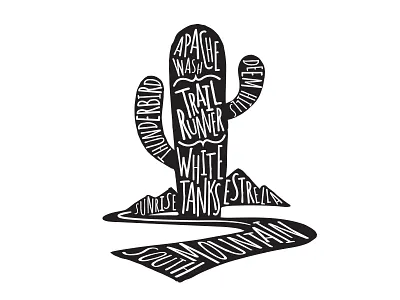 Trail Runner - Tee Design graphic design running t shirts typography