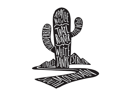 Trail Runner - Tee Design graphic design running t shirts typography