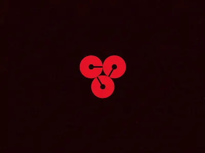 Triangle circle logo modernism modernist not a fidget spinner red triangle