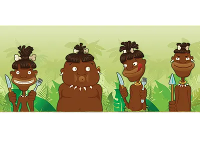Canibales Sobrevivir 2 character design game