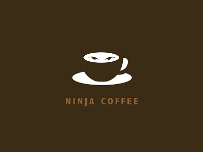 Ninja Coffee logo concept brand brand identity branding café coffee logo design ninja