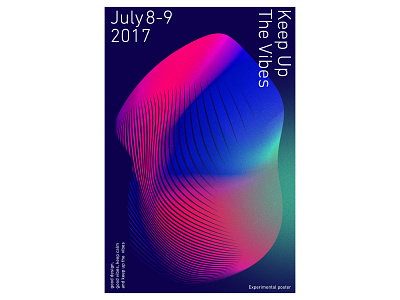 Posterdesign exploration gradients graphic design layout poster poster design typography