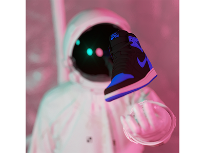 Astronaut X Royals 1 3d 3d animation 3d illustration adobe cinema4d corona illustration lowpoly maya octane