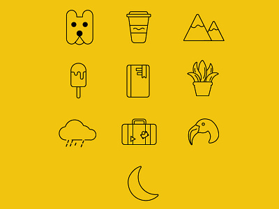 Icons 01 graphicdesign icondesign iconography icons