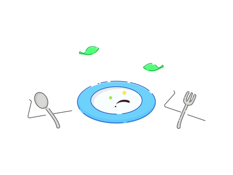 Steps: 404 - Food not found 404 animation app design error flat icon lost missing ui vector web