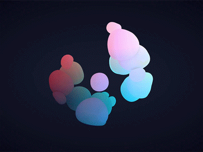 Soft Body Test 3d ball c4d cinema 4d gradient motion rvb smooth soft body sphere