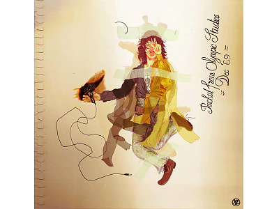 Pinched from Olympic Studios, Dec '69 graphic design illustration mick jagger music packaging rock rolling stones secret7 vinyl