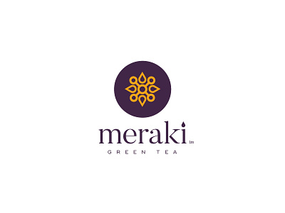 Meraki Green Tea bhutan branding green logo tea