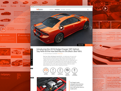 Auto Review / Article Templates Explorations advertising article automotive content online advertising responsive review story