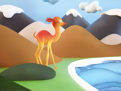 Desert Camel camel cartoon cute desert funny