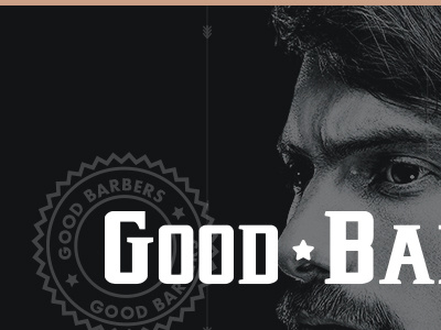 Promo barbershop facebook feed´s clean digital feeds header promo typography web webdesign website