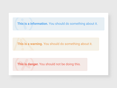 Alerts for Web Application alert app feedback ui ux web design