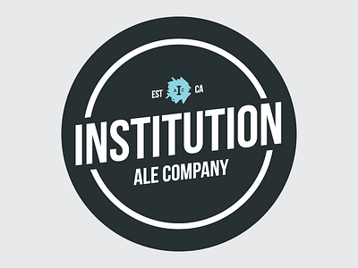 Institution Ale Coaster coaster design logo thomas howarth vector