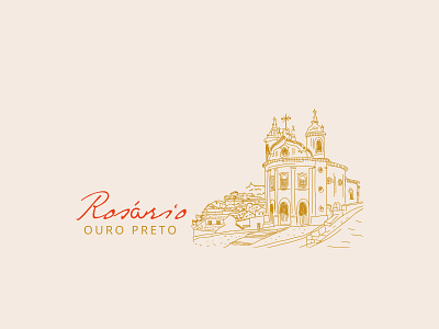 Snapchat geofilter | Ouro Preto brasil colorful geofilter hand drawn illustration ouro preto rosario snapchat tourism travel