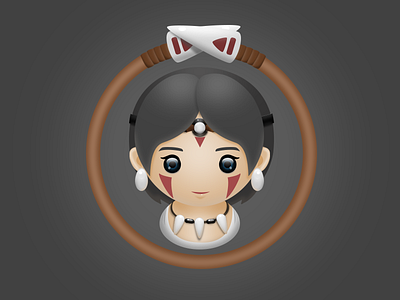 MONONOKE character hayao miyazaki mononoke