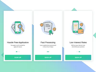 Avail Microfinance - Onboarding android app avail design finance interaction loan money ui ux verification