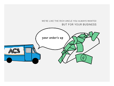 Money Taco advertising austin illustration taco