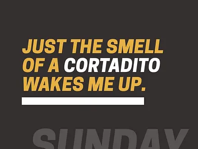 Sunday Tweet coffee miami setting tweet type