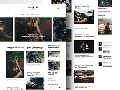 Moustache | Blog & Magazine Theme blog blogger clean envato magazine pixelthrone simple site theme themeforest website wordpress