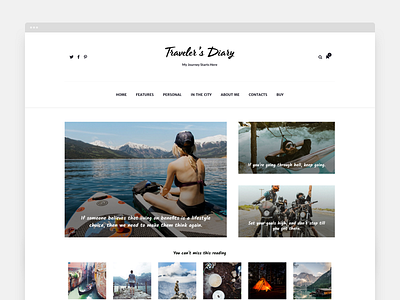 Moustache | Traveler's Diary Blog Theme blog blogger clean envato magazine pixelthrone simple site theme themeforest website wordpress