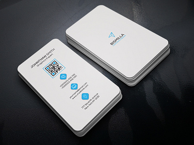 Businesscard attractive black business business card card card design clean style cmyk color corporate creative