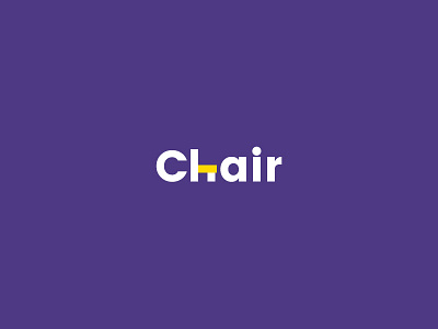 Chair chair design fun logo ui