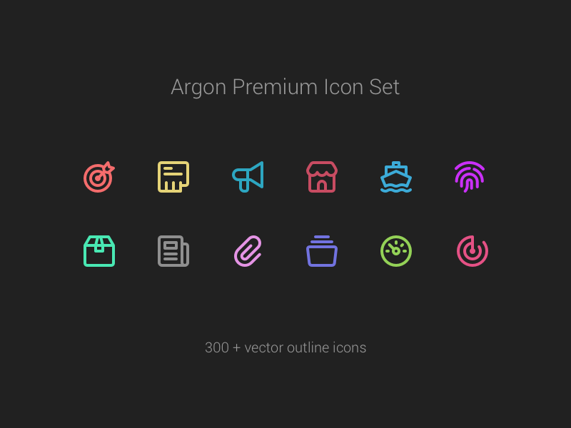 Example of Icons Design