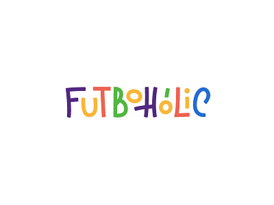 Futboholic calligraphy graphic design identity lettering logo mark shirt t shirt