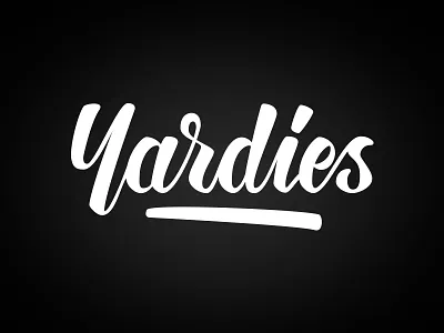 Yardies calligraphy dancehall lettering logo logotype rasta reggae yardies