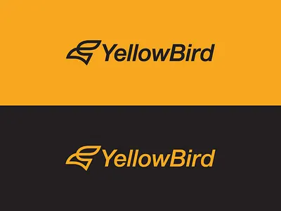 Yellowbird 3 bird letter logo logotype mark monogram symbol typography y yellow