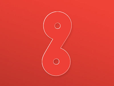 96 Logo design digital editorial gradient icon illustration layout logo magazine print type typography