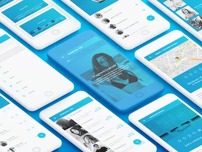 Ionic 3 Blue Light Theme - 45+ screens android angular 4 blue ionic 3 ios light material design parallax template theme ui ux