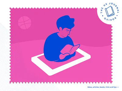 The UX Journal color illustration journal postcard rokivo ux
