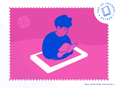 The UX Journal color illustration journal postcard rokivo ux