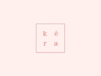 K É R A brand mark branding logo photography branding