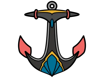 Anchors Away anchor illustration logo tattoo traditional traditional tattoo