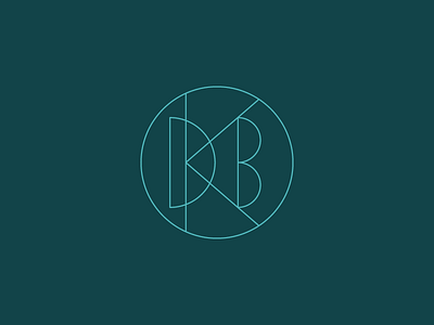 DKB Monogram identity logo math times joy monogram wip