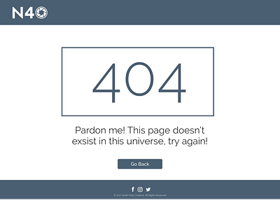 Daily UI Challenge Day 8 008 404 dailyui error page