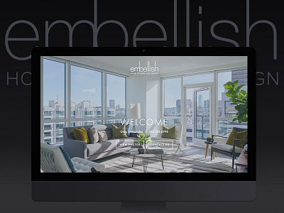 Embellish branding design graphic design identity logo design typography visual design web design