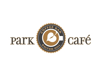 Park Cafe Study / Exploration badge cafe coffee identity logo